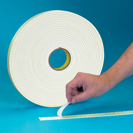 1/2" x 5 yds. 3M<span class='tm'>™</span> 4032 Double Sided Foam Tape