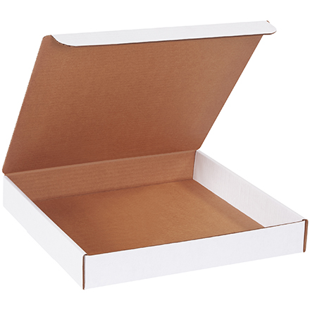 13 x 13 x 2" White Literature Mailers