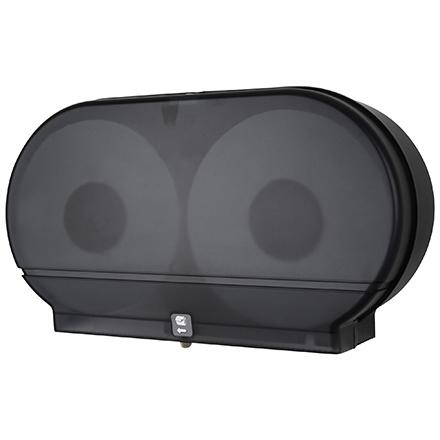 Twin Jumbo Bathroom Tissue Dispenser - Black